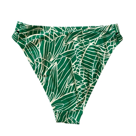 Tabitha Brown - Green and White Bikini Bottom - Picture 2 of 8